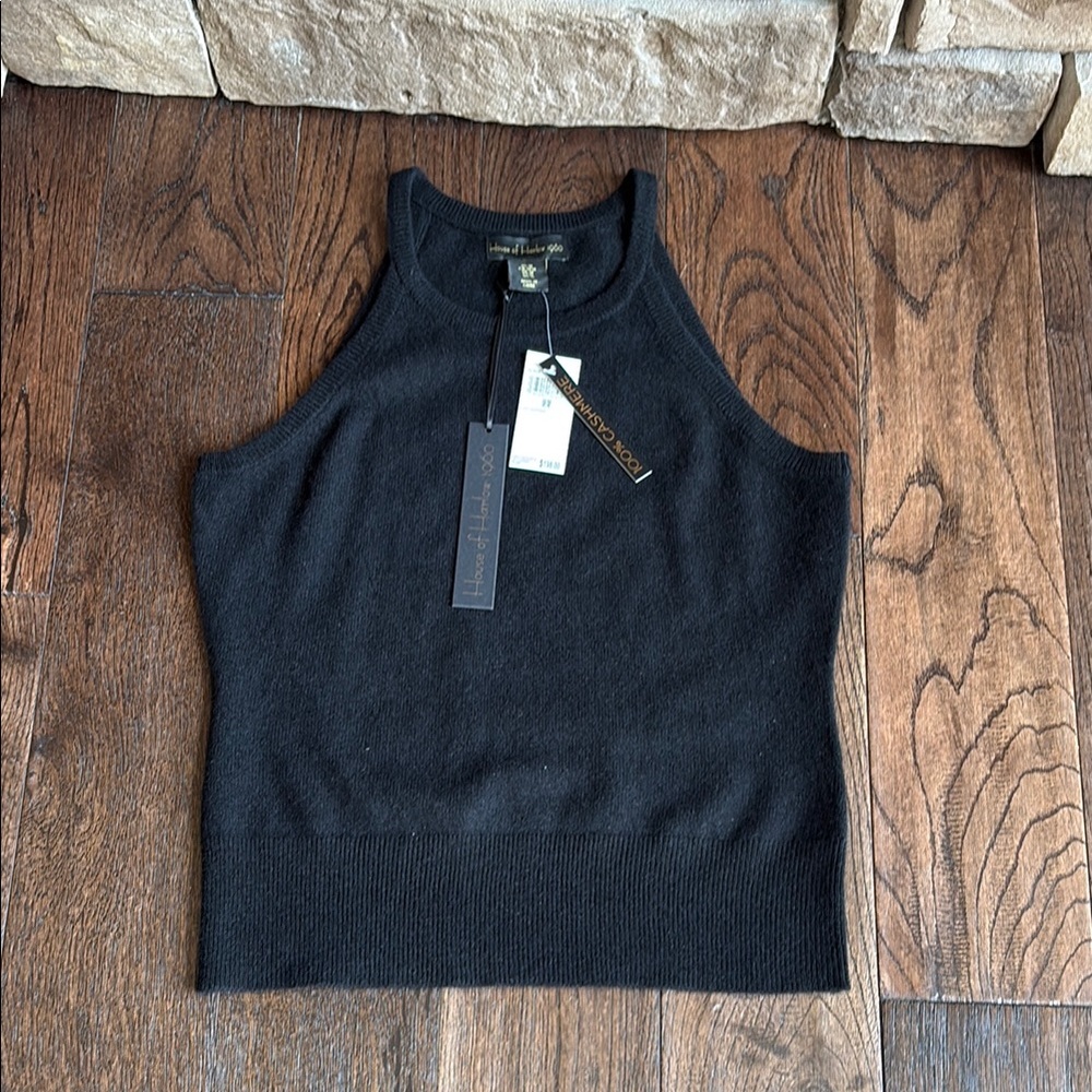 House of Harlow 100% cashmere tank size medium